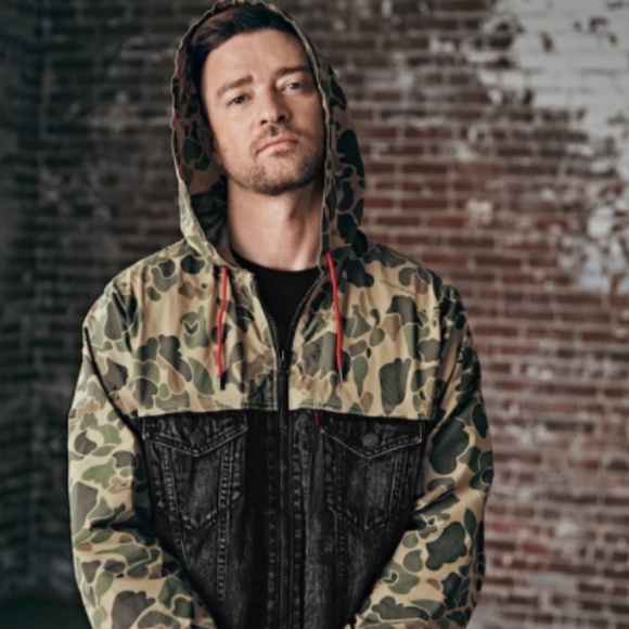 justin timberlake camo jacket
